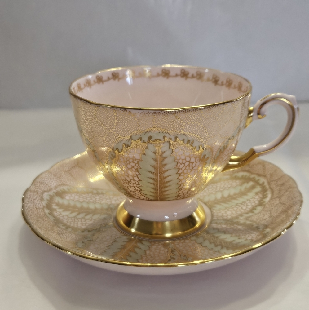 Gorgeous, Tuscan 1950's Cup and Saucer.